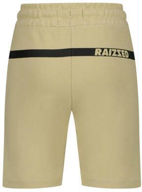 Raizzed sweatshort Rosh met logo lichtzand Korte broek Beige Logo 152 - Foto 2