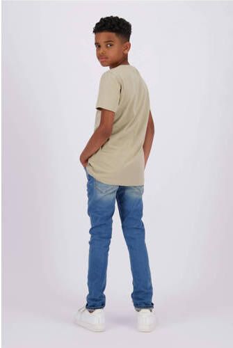 Raizzed T-shirt Augsburg met logo zand Beige Jongens Katoen Ronde hals 140 - Foto 3