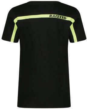 Raizzed T-shirt Bannu zwart geel Jongens Katoen Ronde hals Meerkleurig 164 - Foto 3