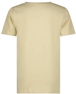 Raizzed T-shirt Beckley met printopdruk beige Jongens Katoen Ronde hals 128 - Foto 3