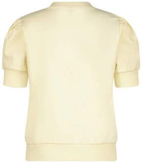 Raizzed T-shirt Duna zachtgeel Meisjes Sweat Ronde hals Effen 152 - Foto 3