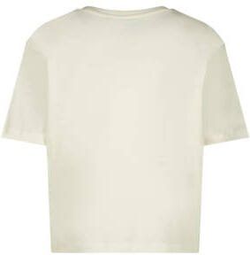 Raizzed T-shirt Faya met printopdruk wit Meisjes Katoen Ronde hals Printopdruk 128