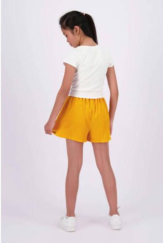 Raizzed T-shirt Hala wit Meisjes Stretchkatoen Ronde hals Effen 176 - Foto 2