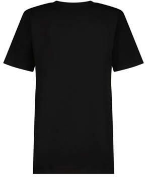 Raizzed T-shirt Hamilton met logo zwart Jongens Katoen Ronde hals Logo 128