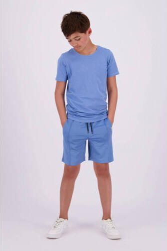 Raizzed T-shirt Harell met logo middenblauw Jongens Katoen Ronde hals Logo 176 - Foto 2