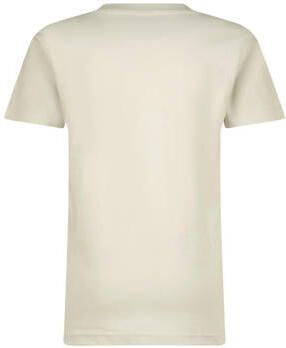 Raizzed T-shirt Hon greige zwart Grijs Jongens Katoen Ronde hals Meerkleurig 128