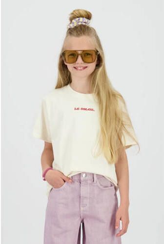 Raizzed T-shirt lichtgeel Meisjes Katoen Ronde hals Tekst - Foto 3