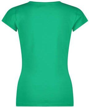 Raizzed T-shirt Mayra met printopdruk felgroen Meisjes Katoen Ronde hals 128