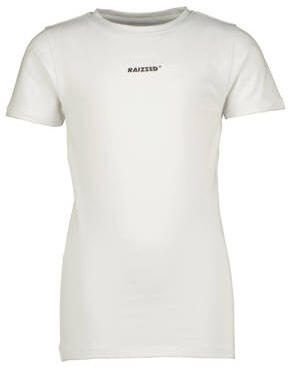 Raizzed T-shirt Nora set van 2 zwart wit Jongens Stretchkatoen Ronde hals 134 140