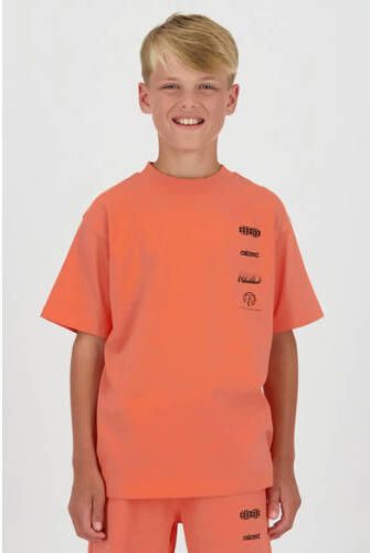 Raizzed T-shirt oranje Jongens Katoen Ronde hals Printopdruk - Foto 4