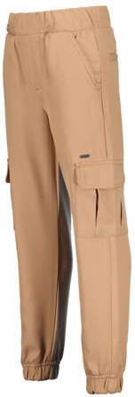 Raizzed tapered fit cargobroek Noxi lichtbruin Meisjes Nylon Effen 128 - Foto 3