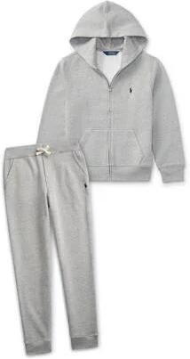 Polo Ralph Lauren joggingbroek met logo grijs Jongens Katoen Logo 164 176 - Foto 5