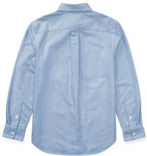 Polo Ralph Lauren overhemd met logo blauw Jongens Katoen Klassieke kraag 128 - Foto 2