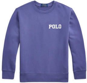 Polo Ralph Lauren sweater blauw Jongens Katoen Ronde hals Tekst