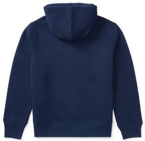 Polo Ralph Lauren sweatvest met logo donkerblauw Jongens Katoen Capuchon 140 152 - Foto 4