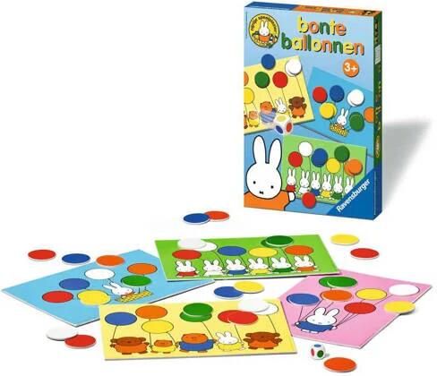 Ravensburger nijntje bonte ballonnen leerspel Kaartspel