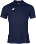 Reece Australia sportshirt Rise donkerblauw wit Sport t-shirt Gerecycled polyester V-hals 140 - Thumbnail 1