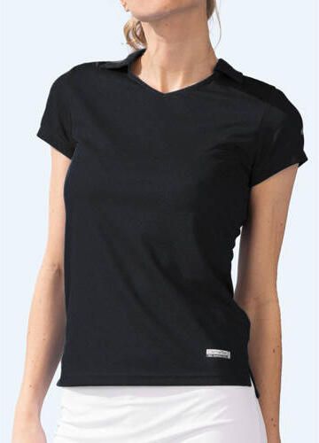 Reece sportpolo zwart Meisjes Polyester
