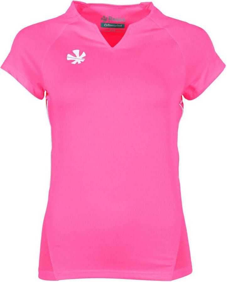 Reece Australia sportshirt Rise roze Sport t-shirt Meisjes Polyester V-hals 140