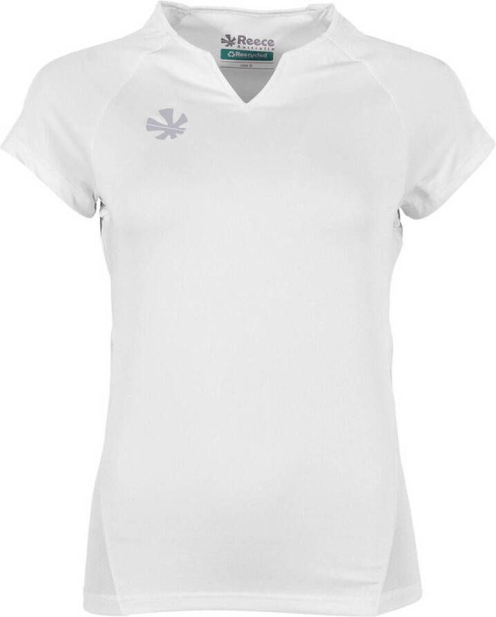 Reece Australia sportshirt Rise wit Sport t-shirt Meisjes Gerecycled polyester V-hals 128