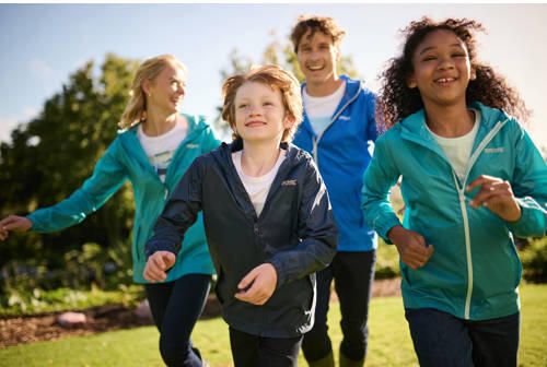 Regatta kids regenjas Pack It donkerblauw Polyamide Capuchon 140 - Foto 3