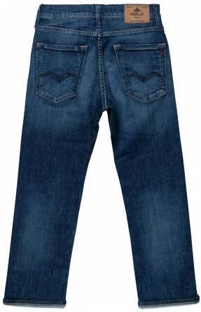 Replay regular fit jeans medium blue denim Effen 104