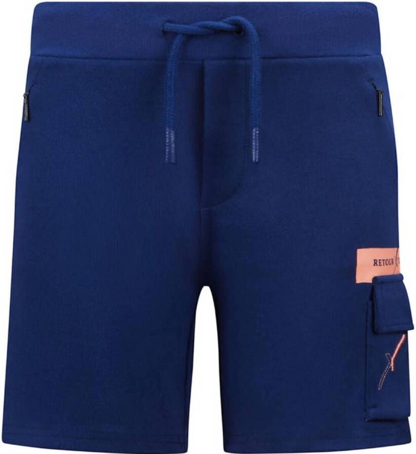 Retour Jeans Retour X Touzani sweatshort Jump donkerblauw Meerkleurig 158 164