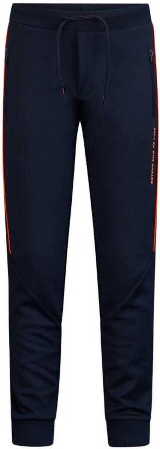 Retour Jeans slim fit broek Elliot donkerblauw Jongens Polyester 122 128