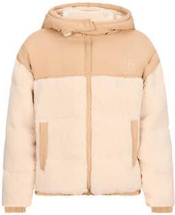 Retour Jeans 2-in-1 teddy jas beige ecru + muts Meisjes Polyester Capuchon - Foto 3