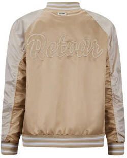 Retour Jeans bomberjack zomer Buena ecru beige Jas Meisjes Polyamide Ronde hals 122 128