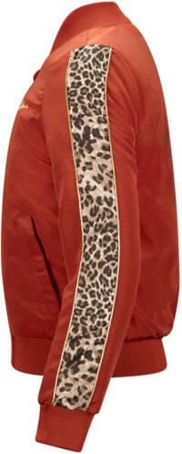 Retour Jeans bomberjack zomer met contrastbies oranje bruin Meisjes Polyester Ronde hals 122-128 - Foto 2