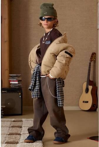 Levi's Kids 578™ Baggy Jeans Bruin Jongens Denim Effen - Foto 4