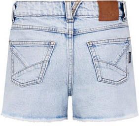Retour Jeans denim short Amelie bleached blue denim Korte broek Blauw Meisjes Stretchdenim 116