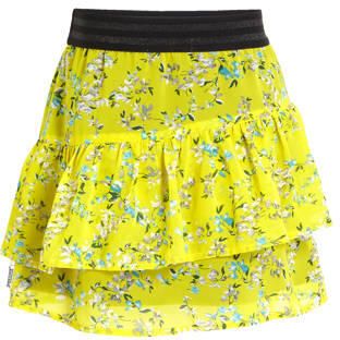 Retour Jeans gebloemde rok Ashanti geel wit groen Meisjes Polyester Bloemen 134 140