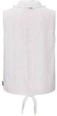 Retour Jeans gestreepte blouse Idorra wit Meisjes Viscose Klassieke kraag 122 128