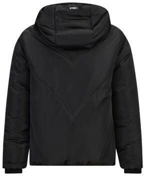 Retour Jeans gewatteerde winterjas Jael zwart Meisjes Polyester Capuchon 122 128