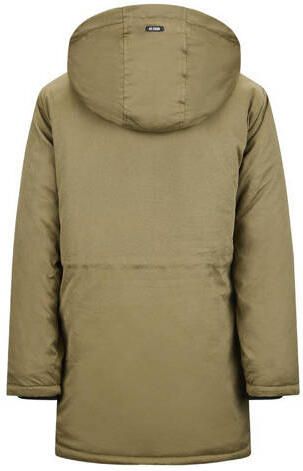 Retour Jeans gewatteerde winterjas Nadorra kaki Groen Meisjes Polyester Capuchon 122 128 - Foto 2