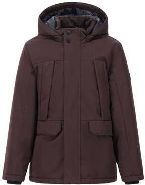 Retour Jeans gewatteerde winterparka donkerbruin Jas Jongens Polyamide Capuchon - Foto 4