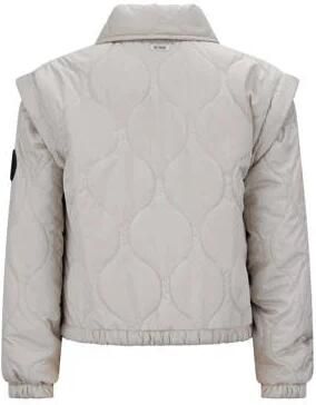 Retour Jeans gewatteerde zomerjas Gislene ecru Meisjes Polyester Reverskraag 170 176