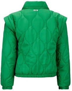 Retour Jeans gewatteerde zomerjas Gislene felgroen Meisjes Polyester Reverskraag 170 176