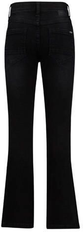 Retour Jeans high waist flared jeans MIDAR black denim Zwart Meisjes Stretchdenim 116