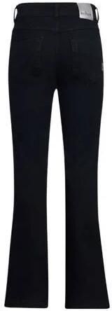 Retour Jeans high waist flared jeans Mikkie black denim Zwart Effen 134