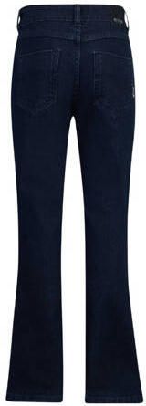 Retour Jeans high waist flared jeans Mikkie dark blue denim Blauw Meisjes Stretchdenim 122