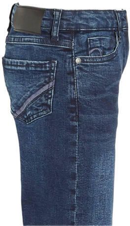 Retour Denim high waist wide leg jeans Missour dark blue denim Blauw Meisjes Stretchdenim 104 - Foto 3