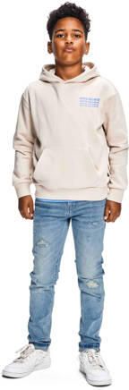 Retour Jeans hoodie Otis met backprint beige Sweater Backprint 122 128 - Foto 1