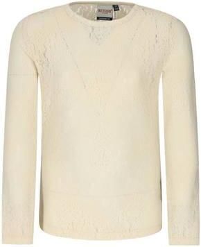Retour Jeans kanten rechtvallende longsleeve licht beige Effen - Foto 5