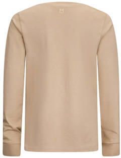 Retour Jeans longsleeve Cornelio lichtzand Beige Jongens Katoen Ronde hals 122 128