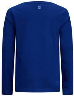 Retour Jeans longsleeve Kjell met printopdruk blauw Jongens Katoen Ronde hals 170 176