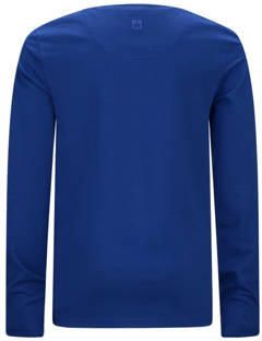 Retour Jeans longsleeve Marvin kobaltblauw Jongens Stretchkatoen Ronde hals 122 128