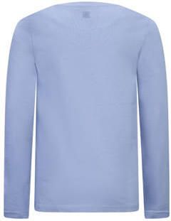 Retour Jeans longsleeve Marvin middenblauw Jongens Stretchkatoen Ronde hals 122 128